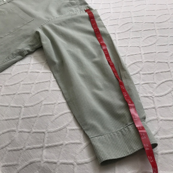 Banana Republic Green Check Button Down Shirt - L - Picture 8 of 8